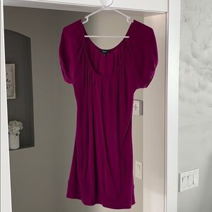 Express cotton tunic dress with pockets